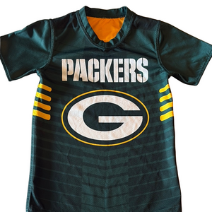 NFL Kids Medium Green Bay Packers Reversible Flag Football Jersey